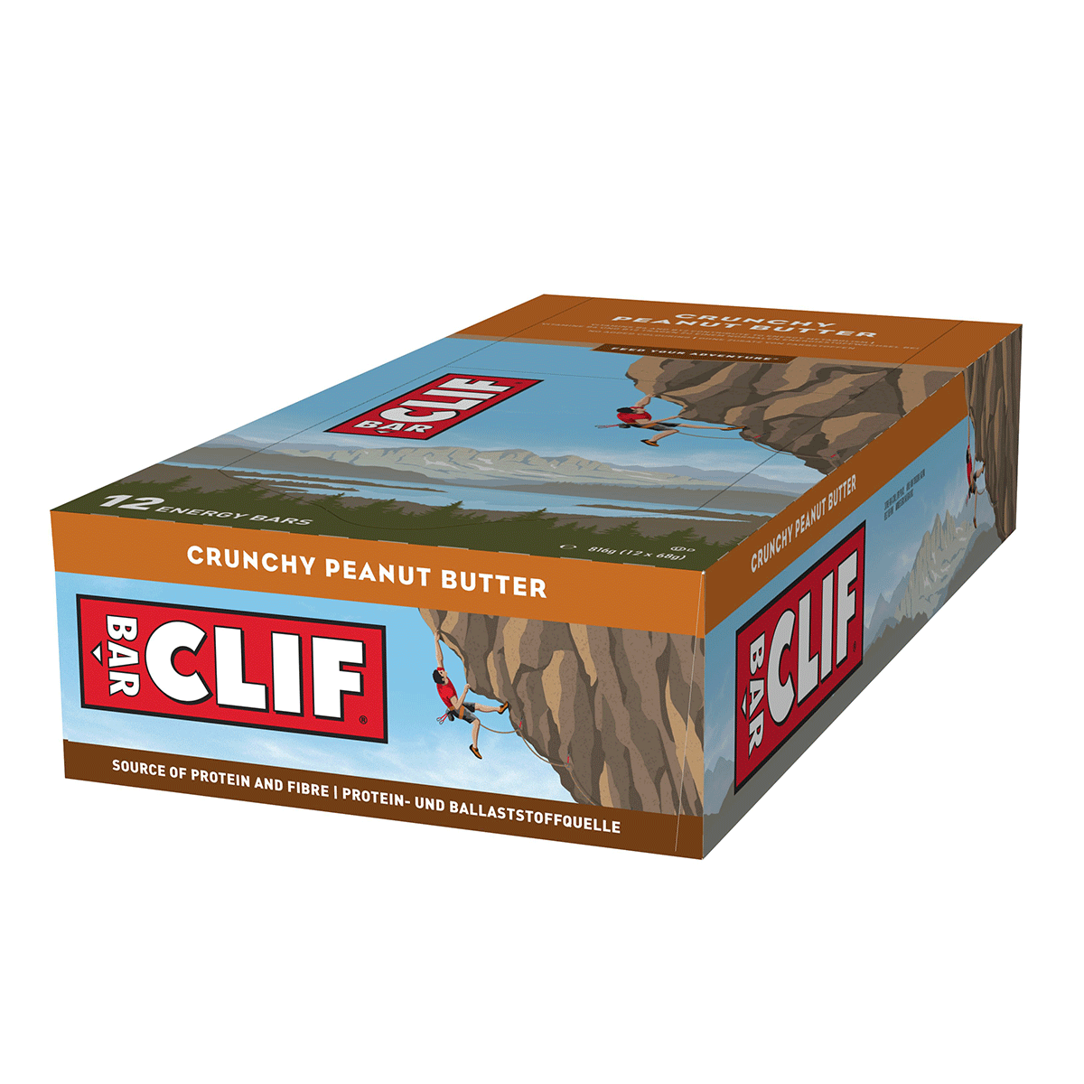 CLIF Bar 12x68g Crunchy Peanut Butter