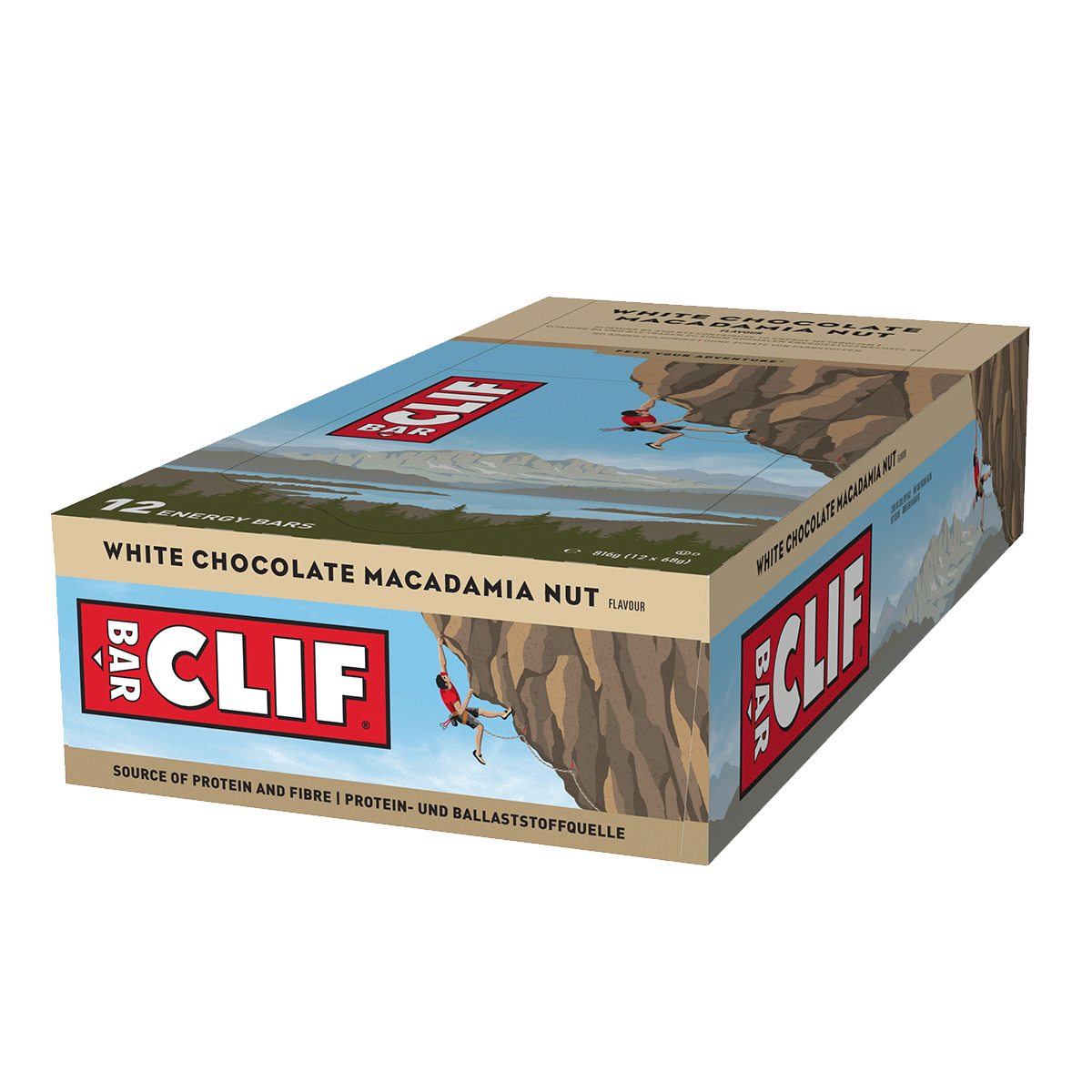 CLIF Bar 12x68g White Chocolate Macadamia