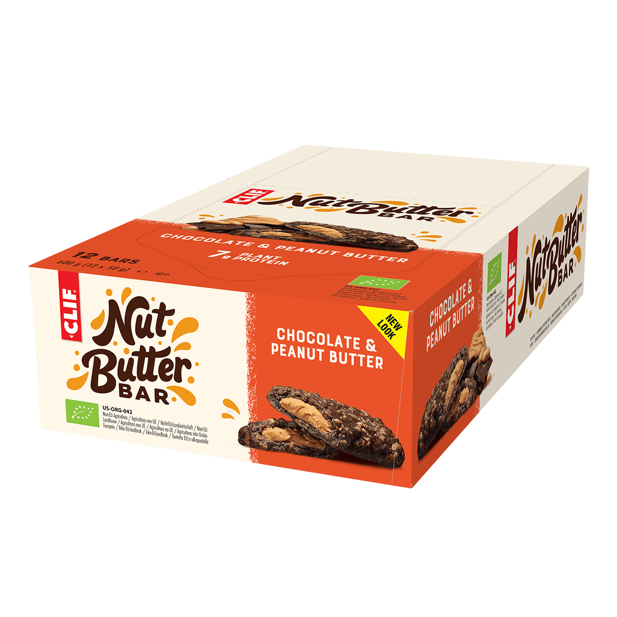 CLIF Nut Butter Bar 12x50g Chocolate Peanut Butter