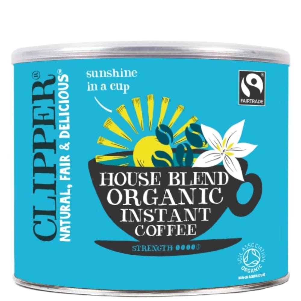 Organic FT House Blend Instant Coffee 500g, Clipper