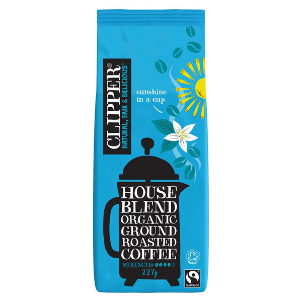 House Blend Organic Roast & Ground 227g, Clipper