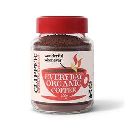 Fairtrade Everyday Organic Instant Coffee 100g, Clipper