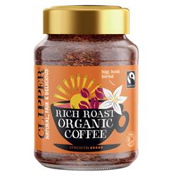 Fairtrade Organic Rich Roast Organic Coffee 100g, Clipper