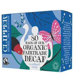 Clipper Organic & Fairtrade Everyday Decaf Tea 80 Teabags, Clipper