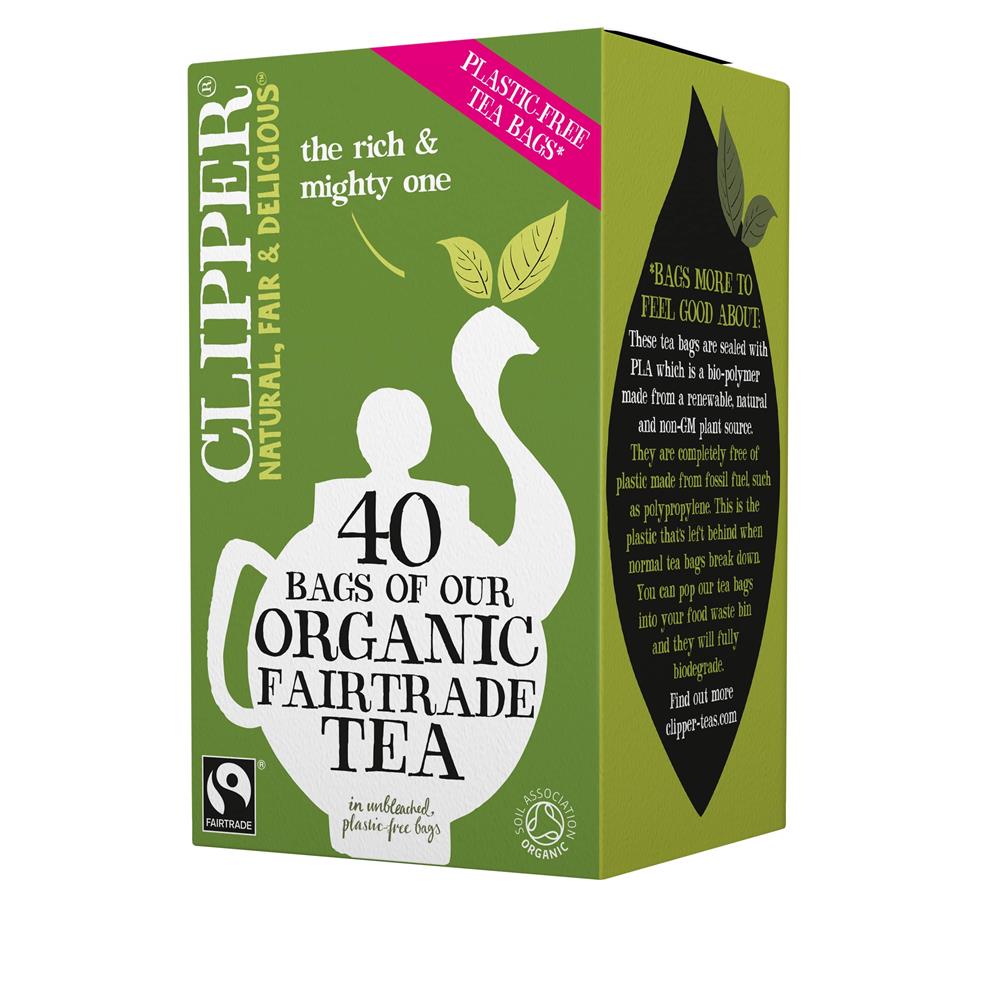 Clipper Organic & Fair Trade Everyday 40 Tea Bags, Clipper