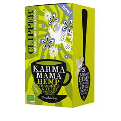 Clipper Organic Karma Mama Hemp Infusions 20 Bags, Clipper