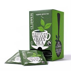 Clipper Fairtrade Organic Green Tea 25 Envelopes, Clipper