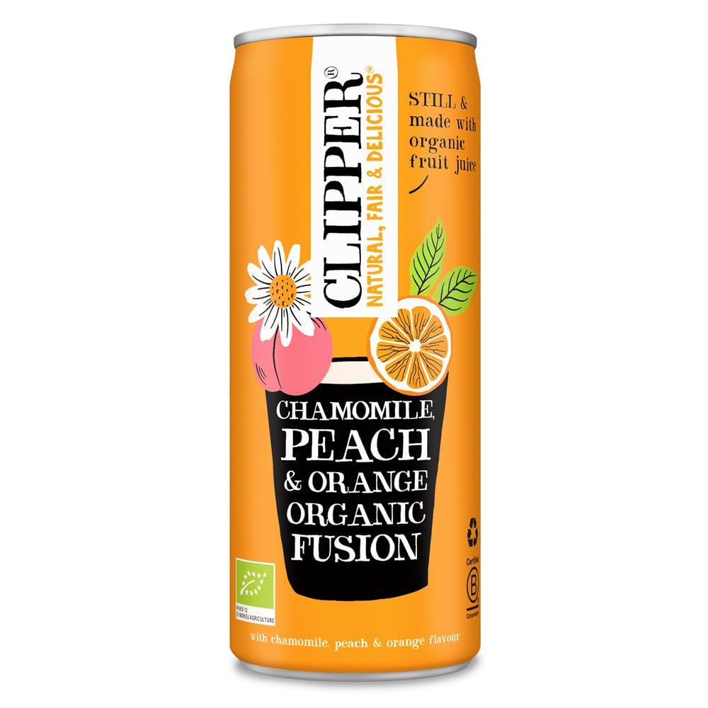 Clipper Chamomile Peach & Orange Organic Fusion 250ml, Clipper