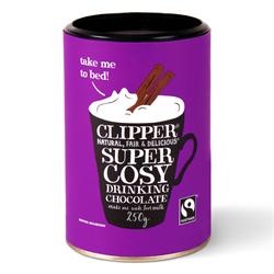 Clipper Fairtrade Super Cosy Drinking Chocolate 250g, Clipper