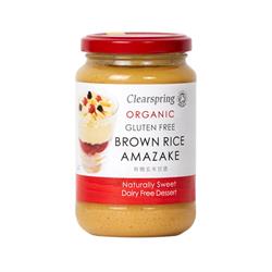 Organic Gluten Free Brown Rice Amazake 380g, Clearspring