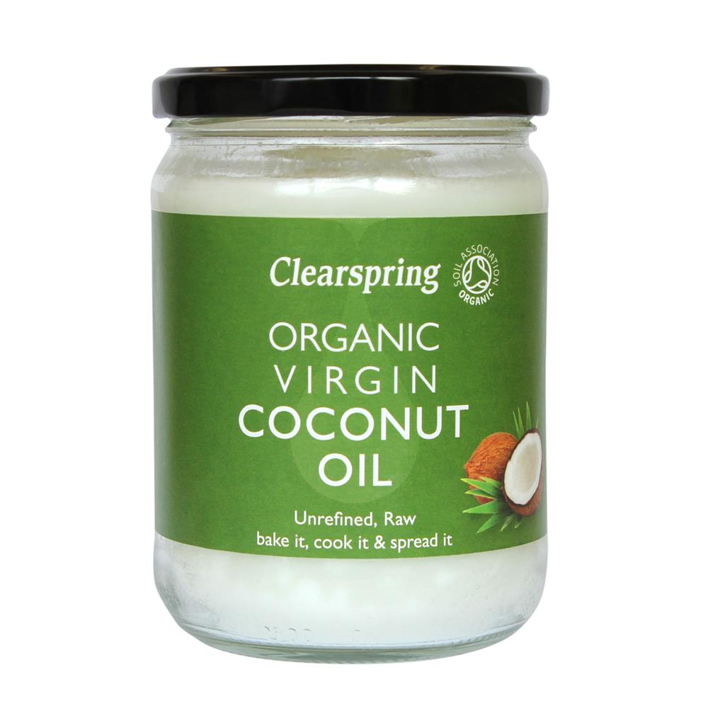 Organic virgin coconut oil 400g, Clearspring