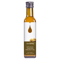 Organic Toasted Walnut Oil 250ml, Clearspring