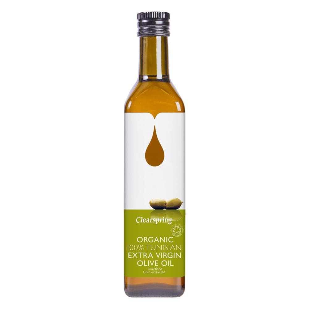 Tunisian Extra Virgin Olive Oil Organic 500ml, Clearspring