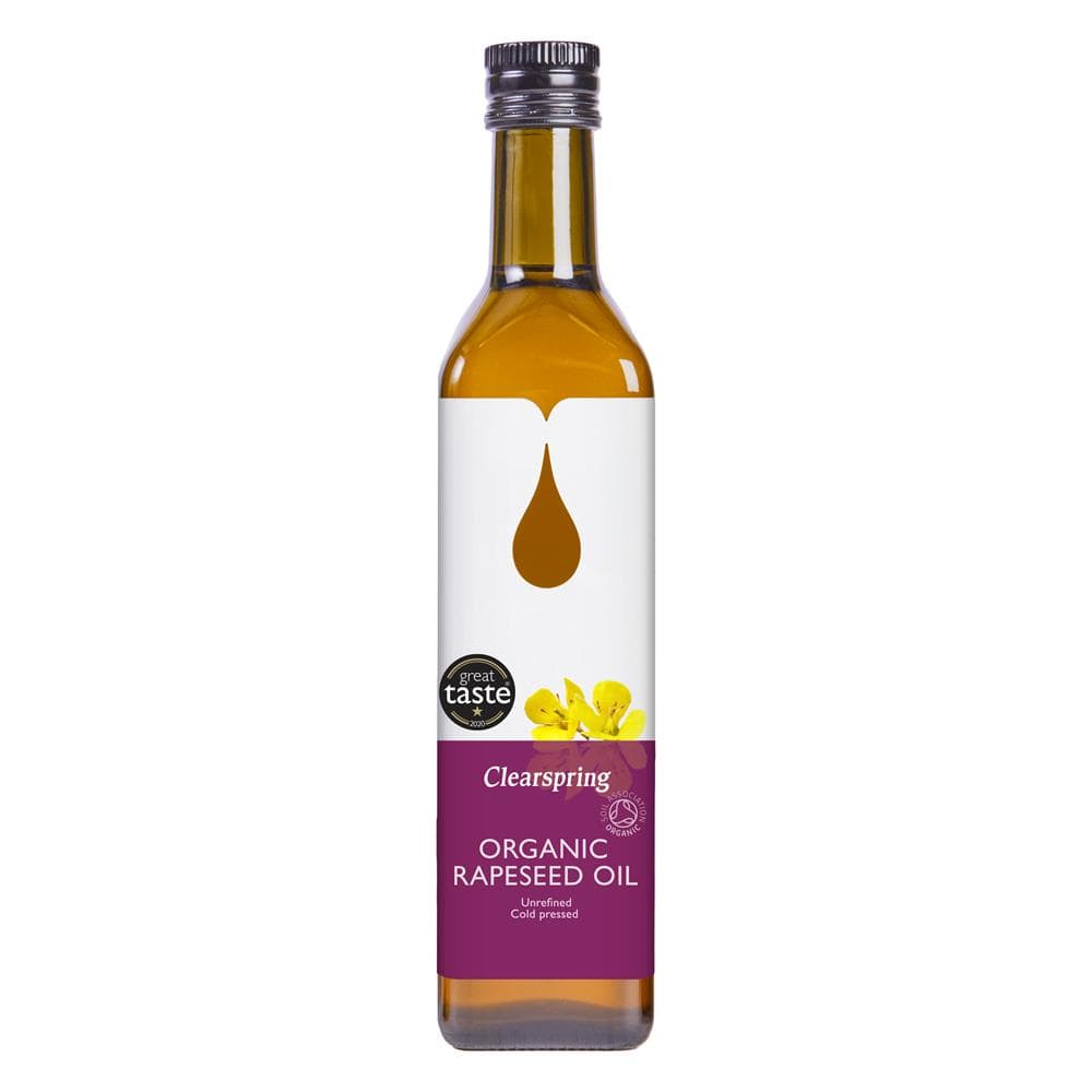 Organic Rapeseed Oil 500ml, Clearspring