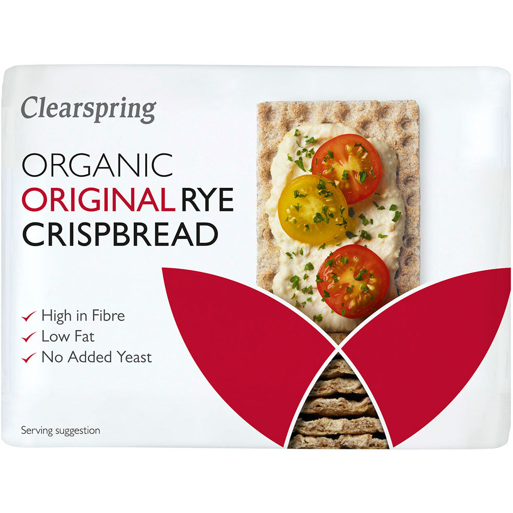 Organic Rye Crispbread - Original 200g, Clearspring