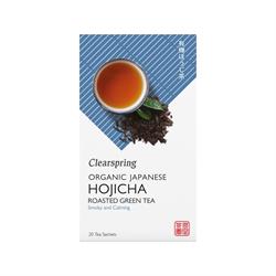 Organic Hojicha Japanese Roasted Green Tea 20 bags, Clearspring