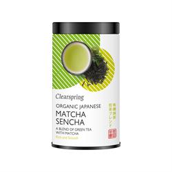 Clearspring Organic Japanese Matcha Sencha Loose Tea 85g, Clearspring