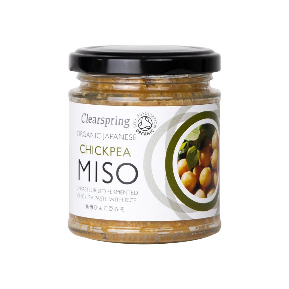 Organic Japanese Chickpea Miso (unpasteurised) 150g, Clearspring