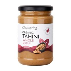 Organic Tahini - Whole Sesame 280g, Clearspring