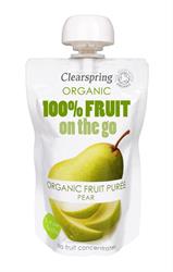 Organic 100% Fruit on the Go - Pear 120g, Clearspring