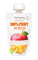 Organic 100% Fruit on the Go - Apple & Mango 120g, Clearspring