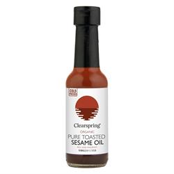 Organic Pure Toasted Sesame Oil 150ml, Clearspring