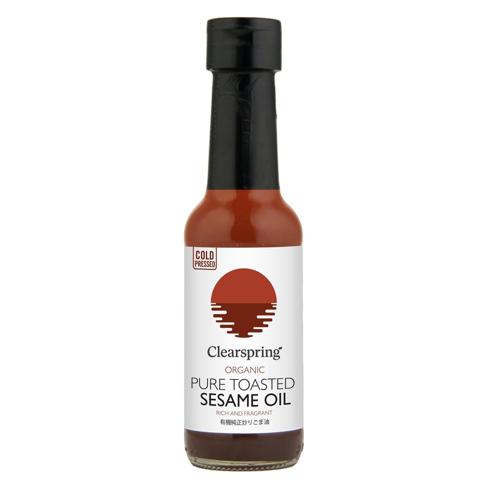 Organic Pure Toasted Sesame Oil 150ml, Clearspring