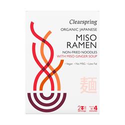 Org Miso Ramen w/ Miso Ginger 210g, Clearspring