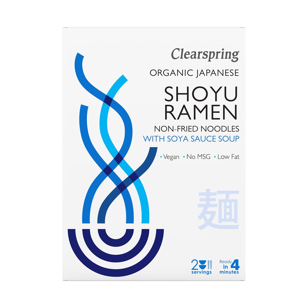 Org Shoyu Ramen w/ Soya Sauce 210g, Clearspring