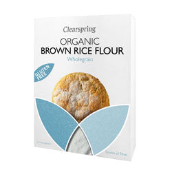 Org GF Brown Rice Flour 375g, Clearspring