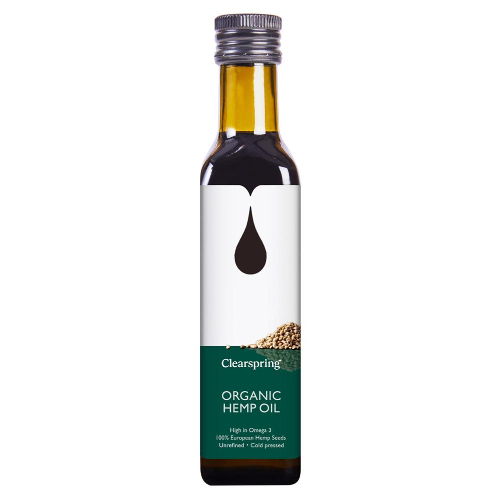 Organic Hemp Oil 250ml, Clearspring