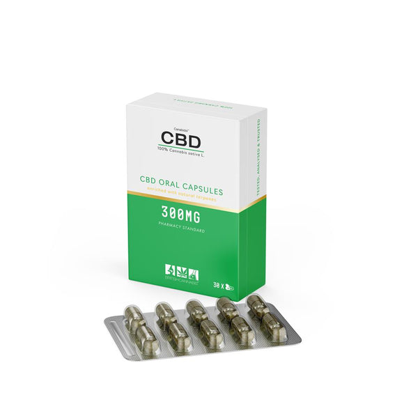 CBD 30 Capsules 300mg, Canabidol