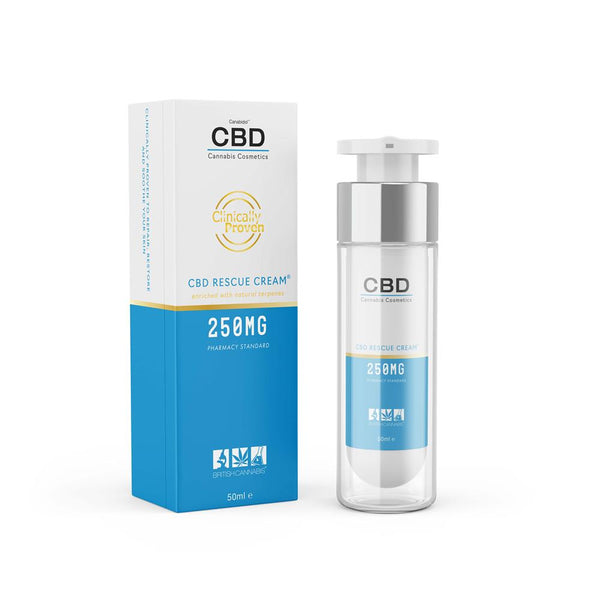 CBD Rescue Cream 250mg 50ml, Canabidol