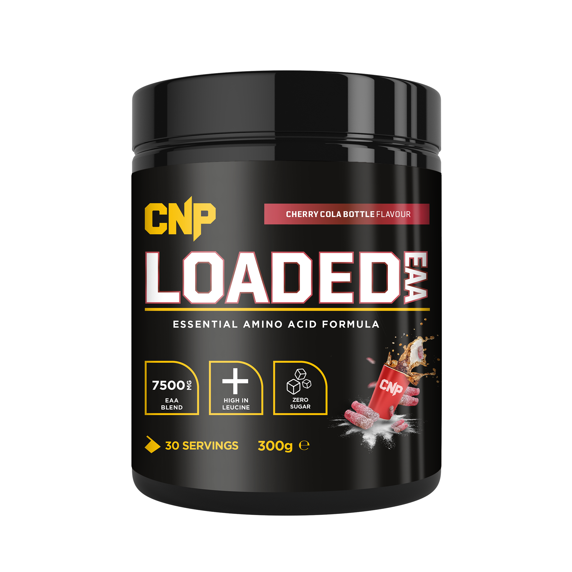 CNP Loaded EAA 300g Cherry Cola Bottles