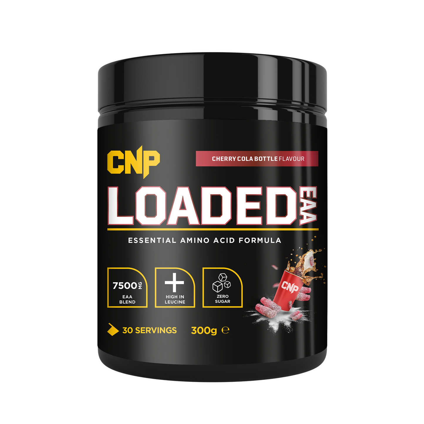 CNP Loaded EAA 300g Cherry Cola Bottles