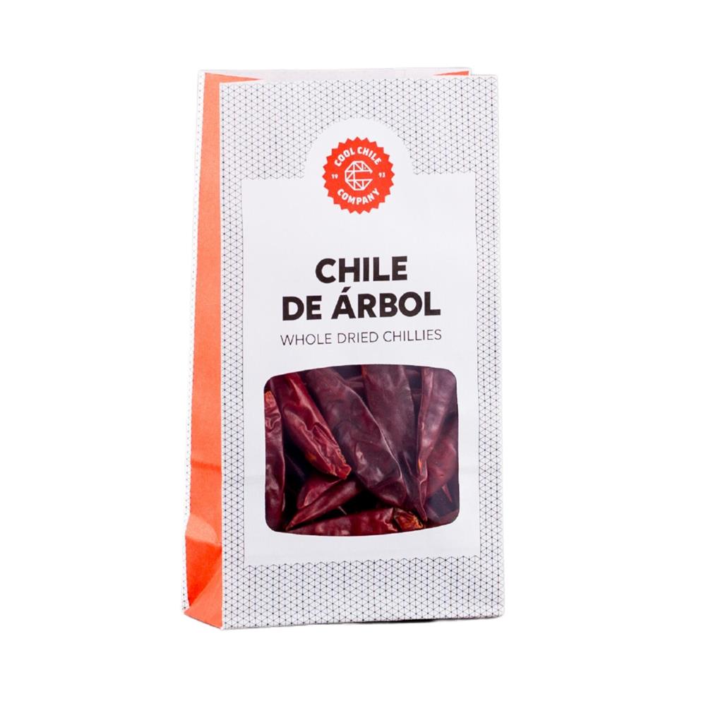 Whole Dried De Arbol Chillies 20g, Cool Chile