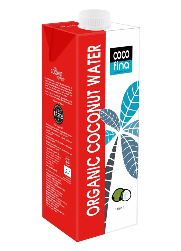 Cocofina Organic Coconut Water 1L, Cocofina