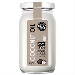 Organic Coconut Oil in 350ml Glass Jar, Cocofina