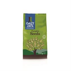 Crazy Jack Organic Pumpkin Seeds 100g, Crazy Jack