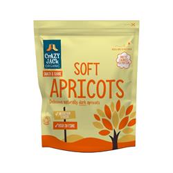 Organic Soft Dried Apricots Ready to Eat 200g, Crazy Jack