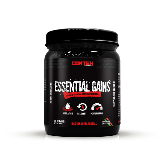 Conteh Sports Essential Gains 465g Strawberry Lime