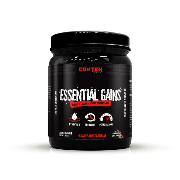 Conteh Sports Essential Gains 465g Strawberry Lime