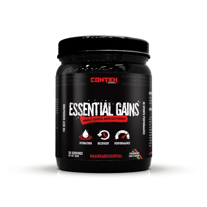 Conteh Sports Essential Gains 465g Strawberry Lime