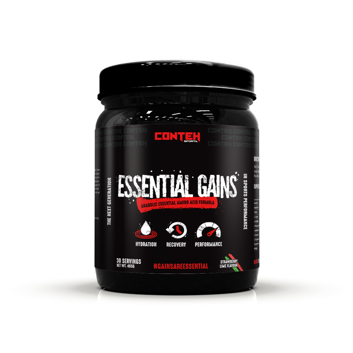 Conteh Sports Essential Gains 465g Strawberry Lime