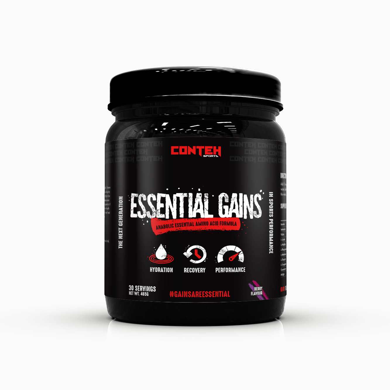 Conteh Sports Essential Gains 465g Berry