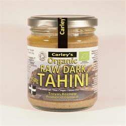 Organic Raw DARK Tahini (ft sesame oil) 250g, Carley's