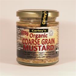 Organic Coarse Grain Mustard 170g, Carley's