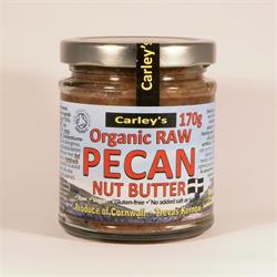 Organic Raw Pecan Butter 100% nuts 170g, Carley's