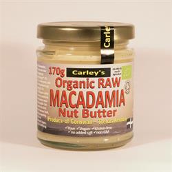 Org Raw Macadamianut Butter 170g, Carley's