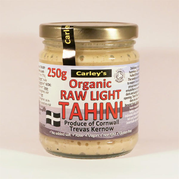 Organic Raw LIGHT Tahini 250g, Carley's